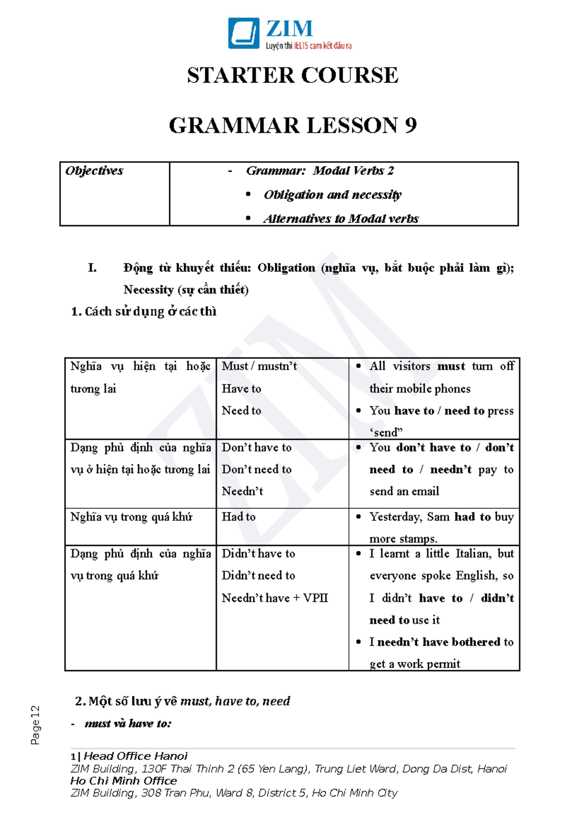 Starter Lesson 9 Ielts Page Starter Course Grammar Lesson 9 Starter Lesson 9 Ielts Page Starter Course Grammar Lesson 9