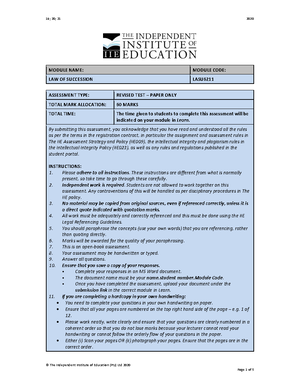 PVL2601 - Assignment - PLV202 - Unisa - Studocu