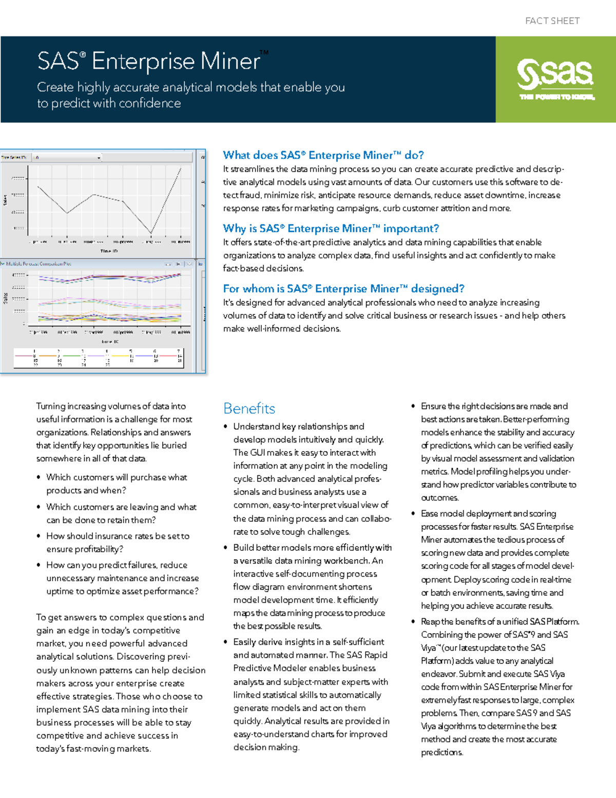 Sas enterprise miner - What does SAS® Enterprise Miner™ do? It ...