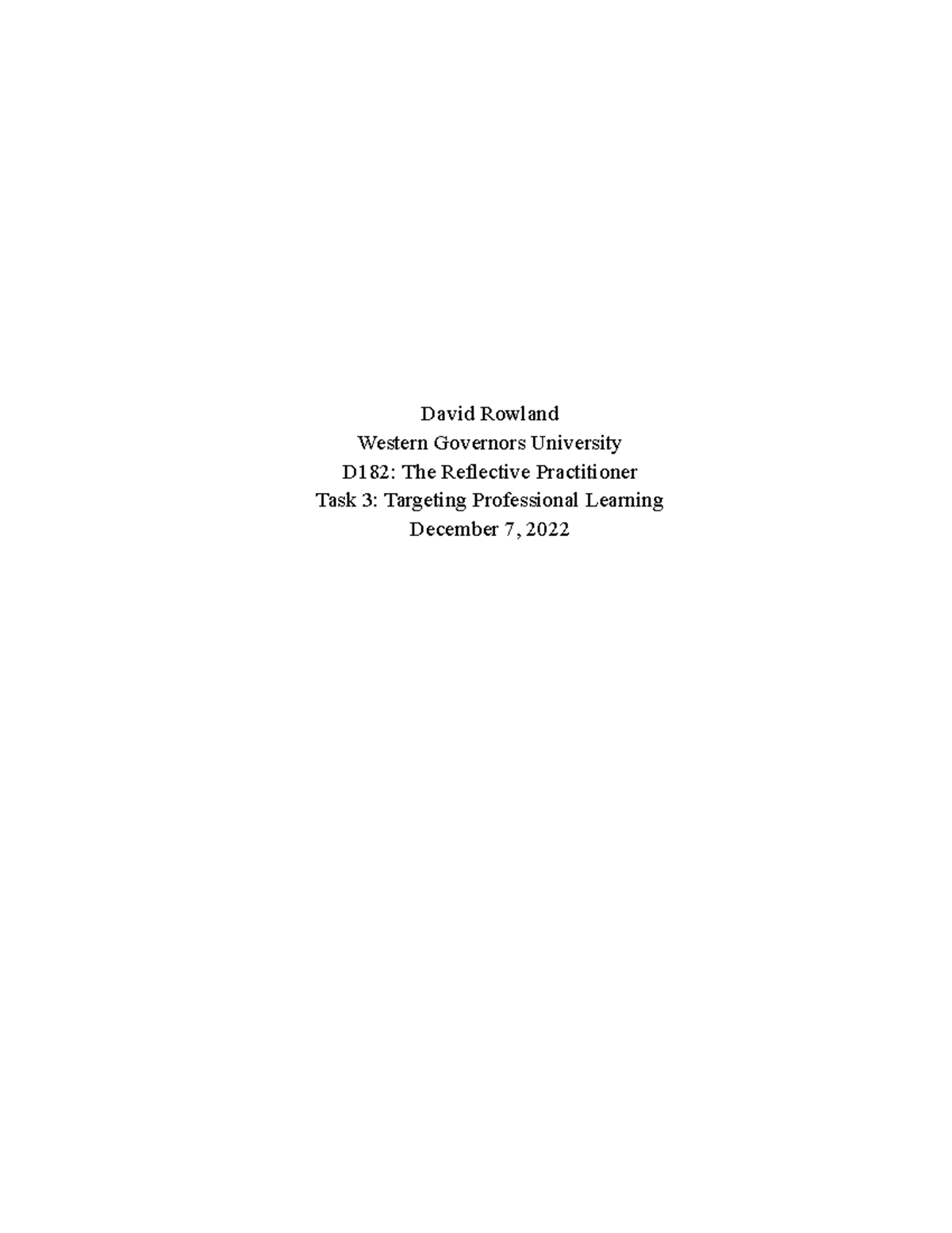 D182 Task 3 - qbqeble