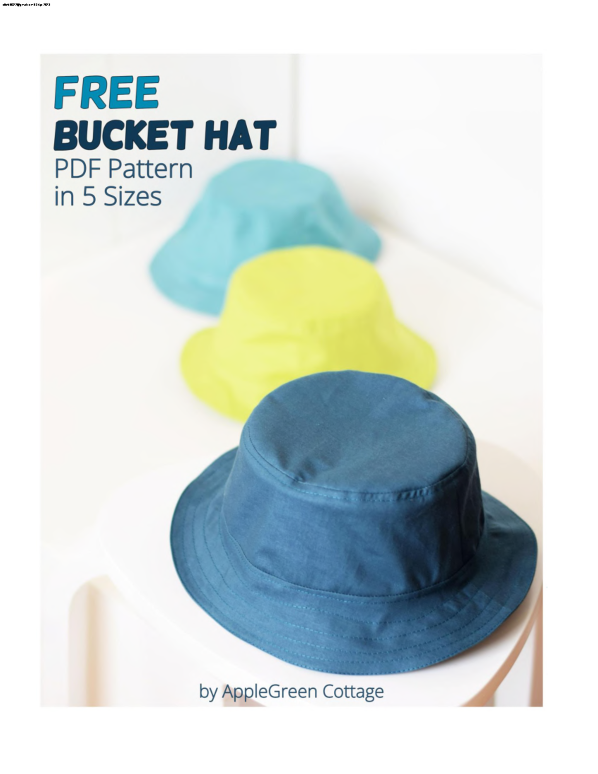 PATTERN: Bucket Hat (PDF)