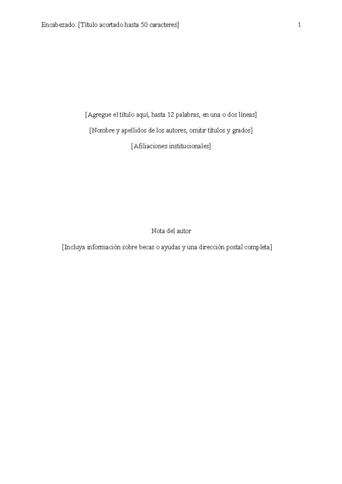 Documento 1 - kdkdk - Encabezado: [Título acortado hasta 50 caracteres ...