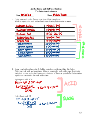 Acids and Bases Lab MT - Virtual Lab Report Acids and Bases: Acidity ...