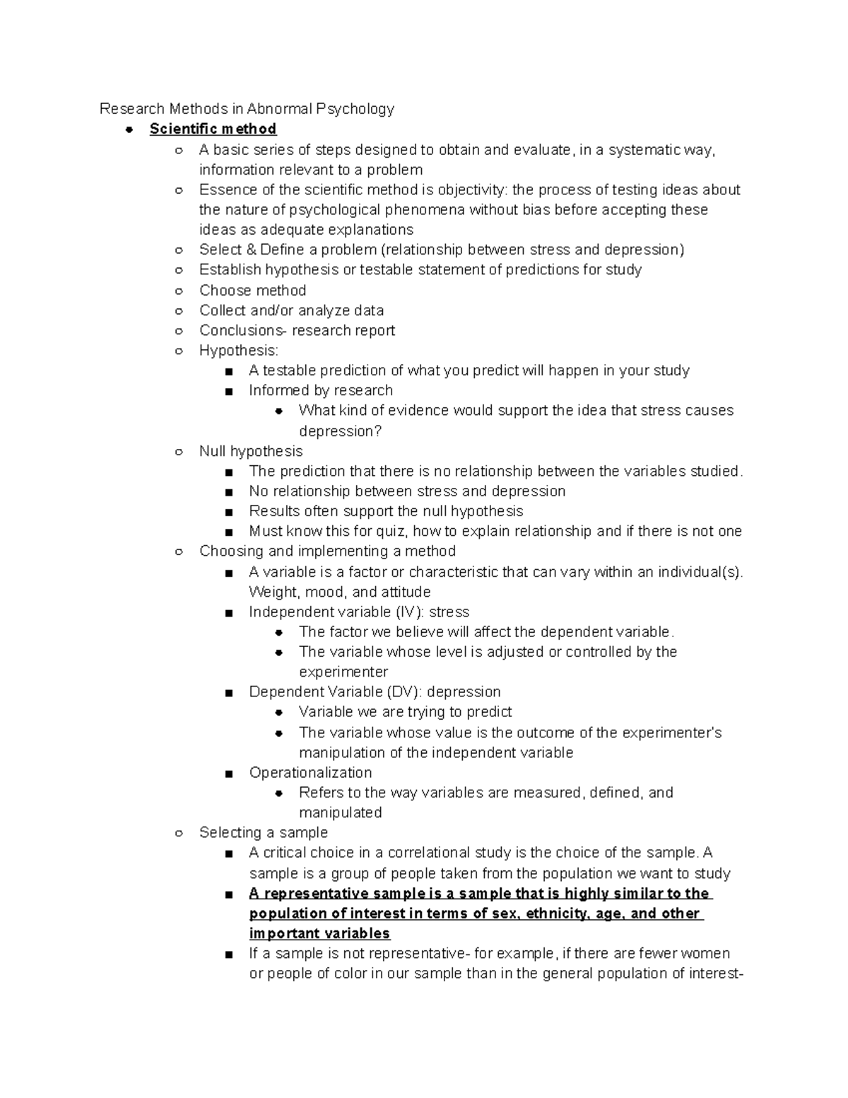 Psych 254 Chapter 4 Notes - Research Methods in Abnormal Psychology ...