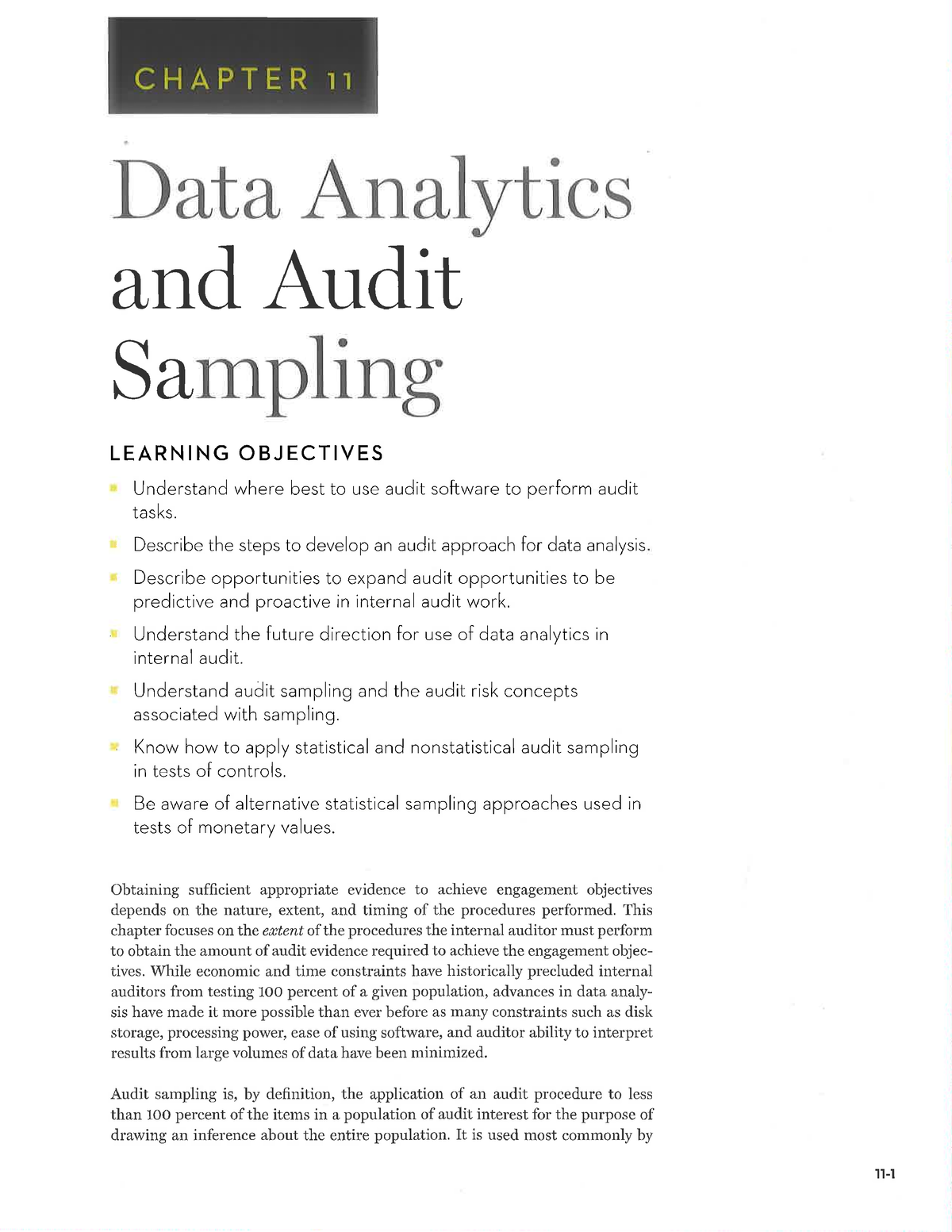 audit sampling case study