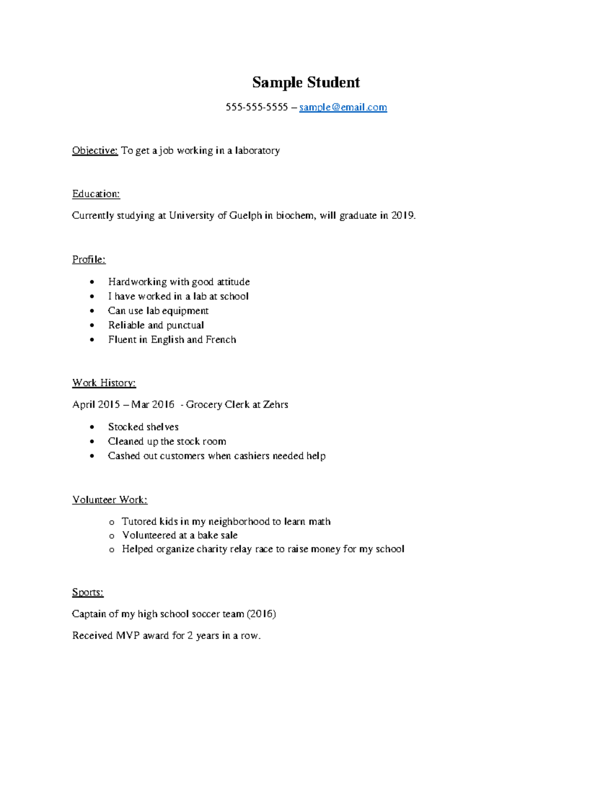 Applicant 1 - lol - Sample Student 555 - 555 - 5555 – sample@email ...