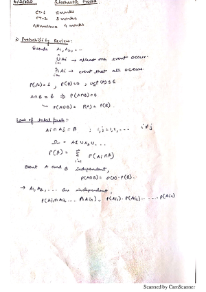 Martingales - notes - Stochastic Processes - Studocu