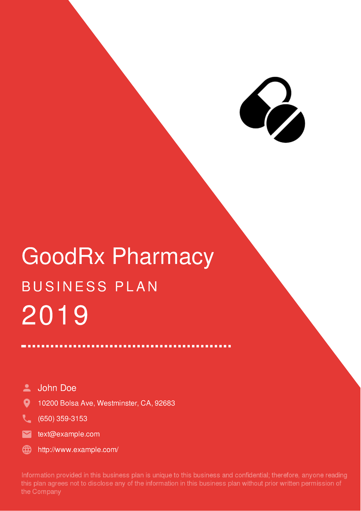 goodrx pharmacy business plan