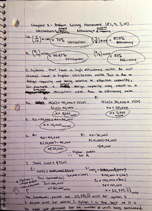 Chapter 12 - Problem solving homework - BUS5 140 - Studocu
