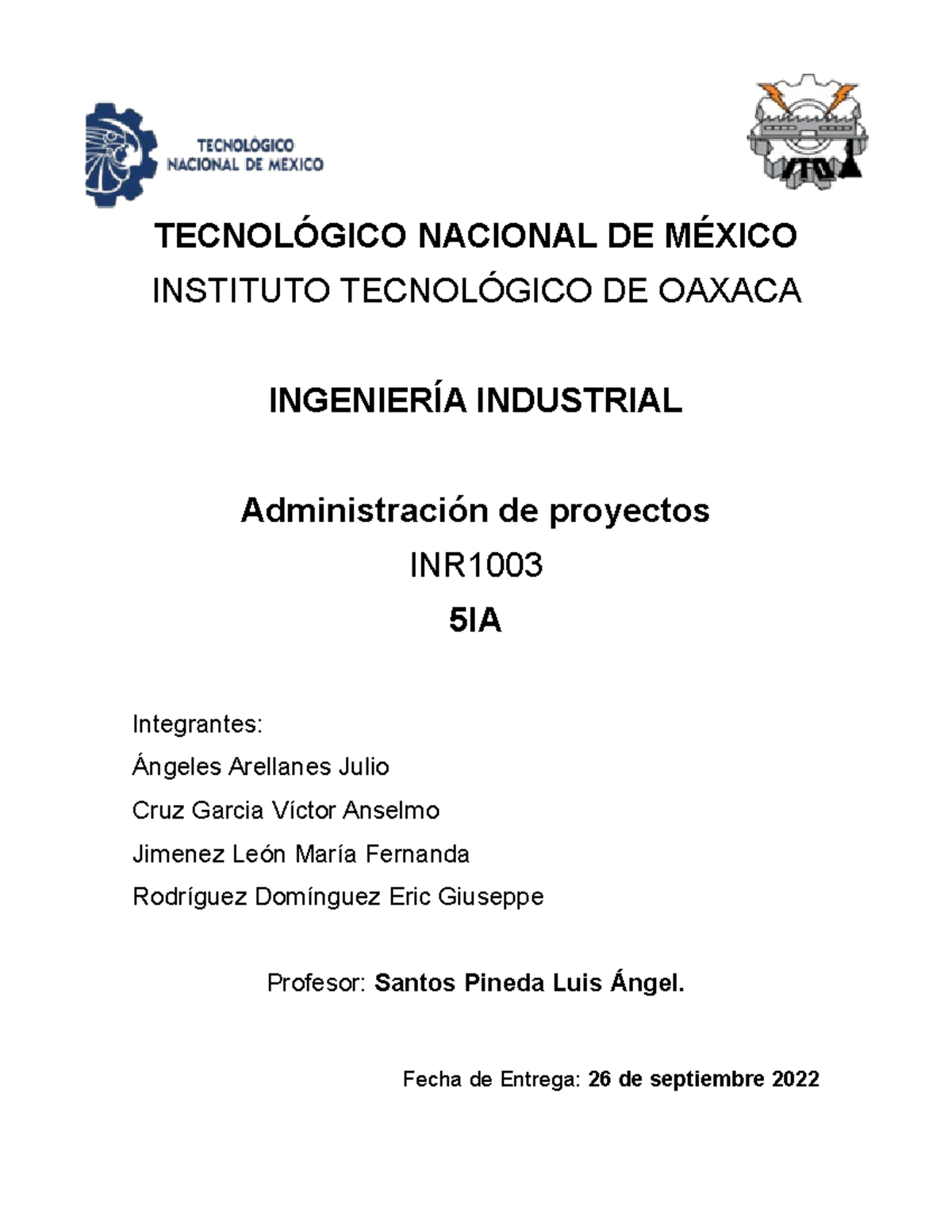 ADM Proyectos EQ - INVESTIGACION - TECNOL伃ĀGICO NACIONAL DE M䔃ĀXICO ...