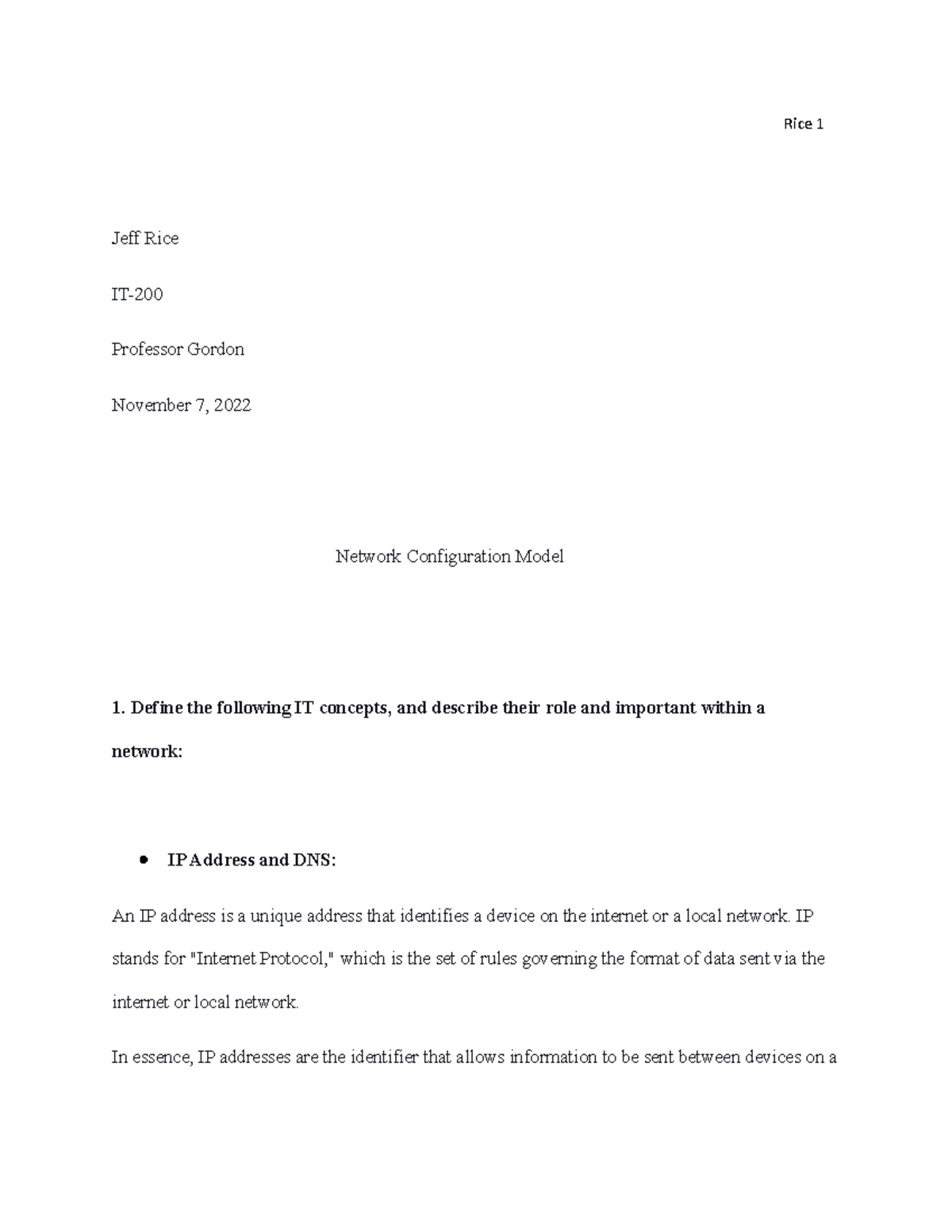 Module 3 3-2 - Copy - Rice 1 Jeff Rice IT- Professor Gordon November 7 ...