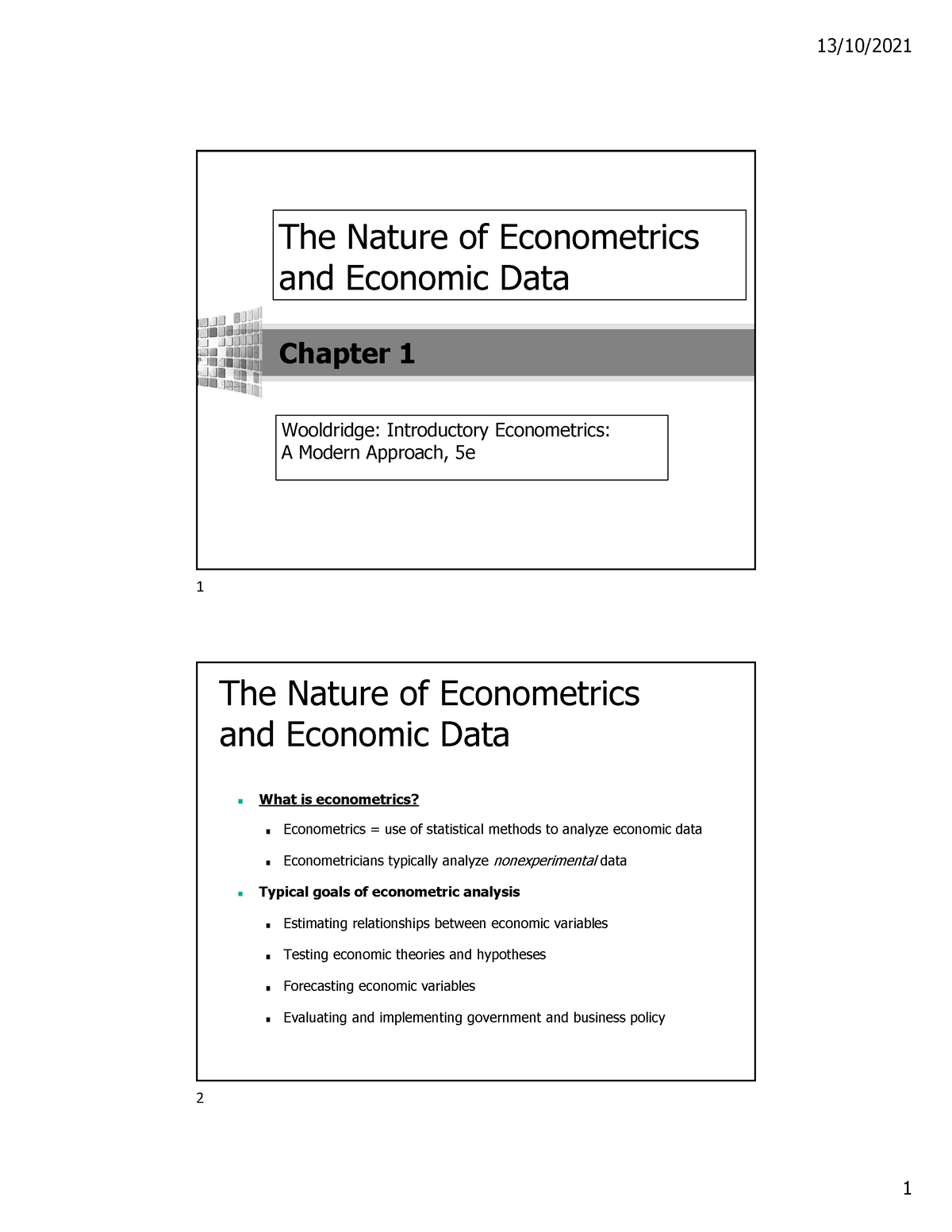 thesis topics econometrics