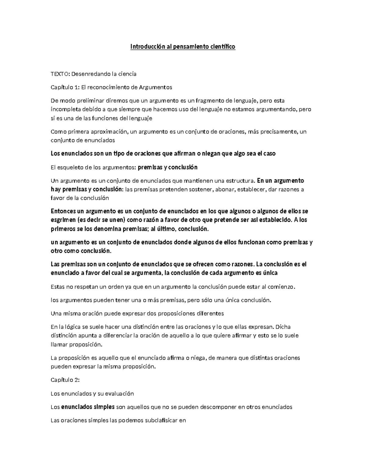 Introduccion al pensamiento cientifico - Introducción al pensamiento ...