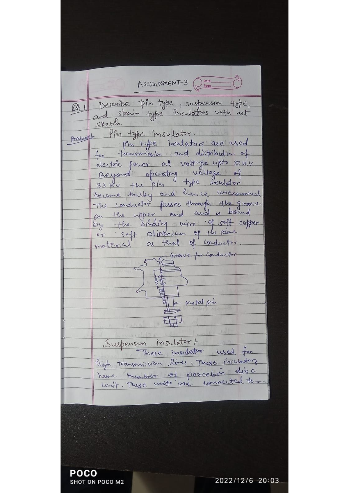 Power System Assignment 3 - B.tech - AKTU - Studocu