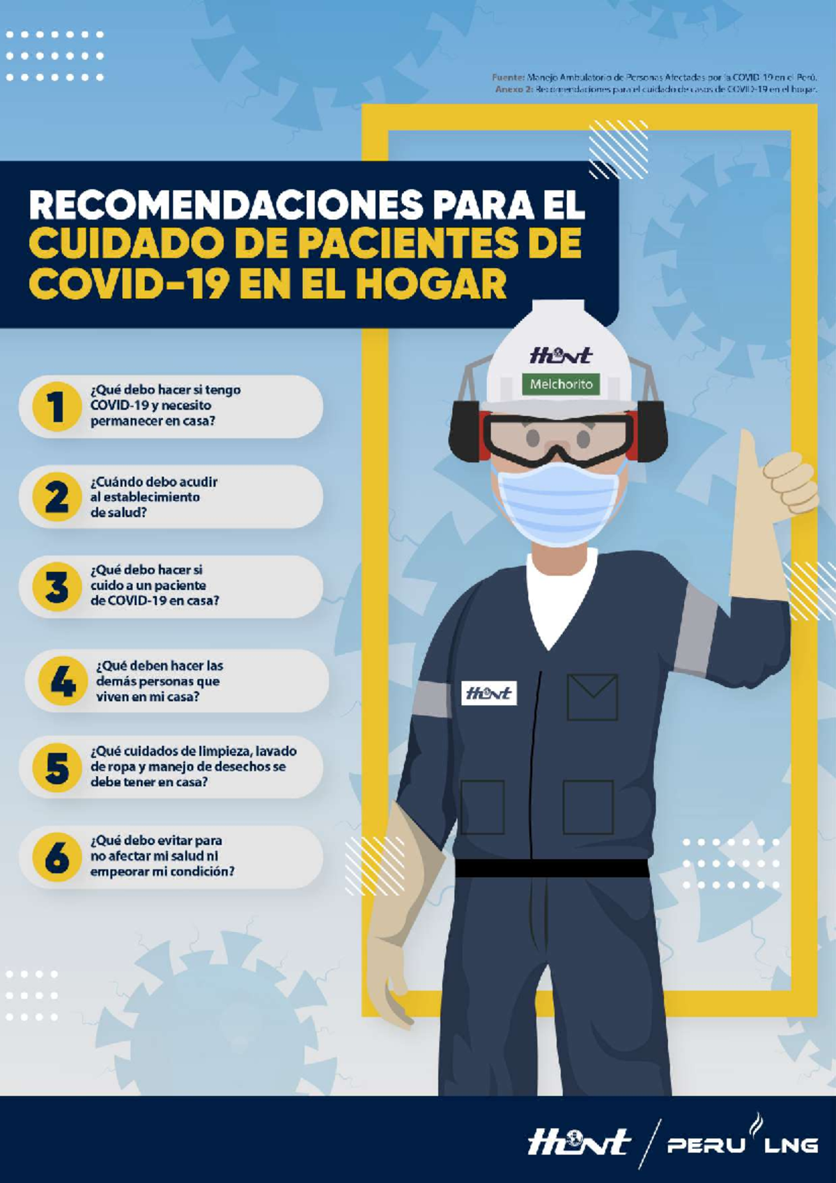 Brochure Recomendaciones para el cuidado personal de pacientes covid en ...