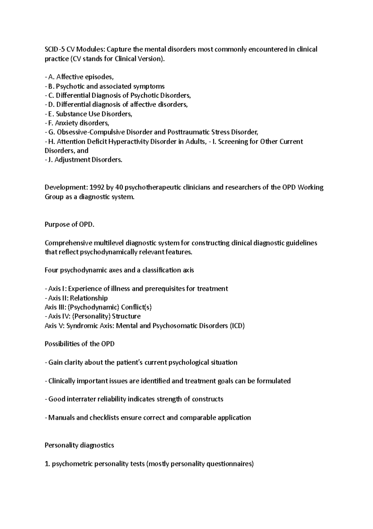 SCID - Social Psychology - SCID-5 CV Modules: Capture the mental ...