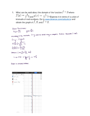 Math unit 7 written assignment - Complete the following questions ...