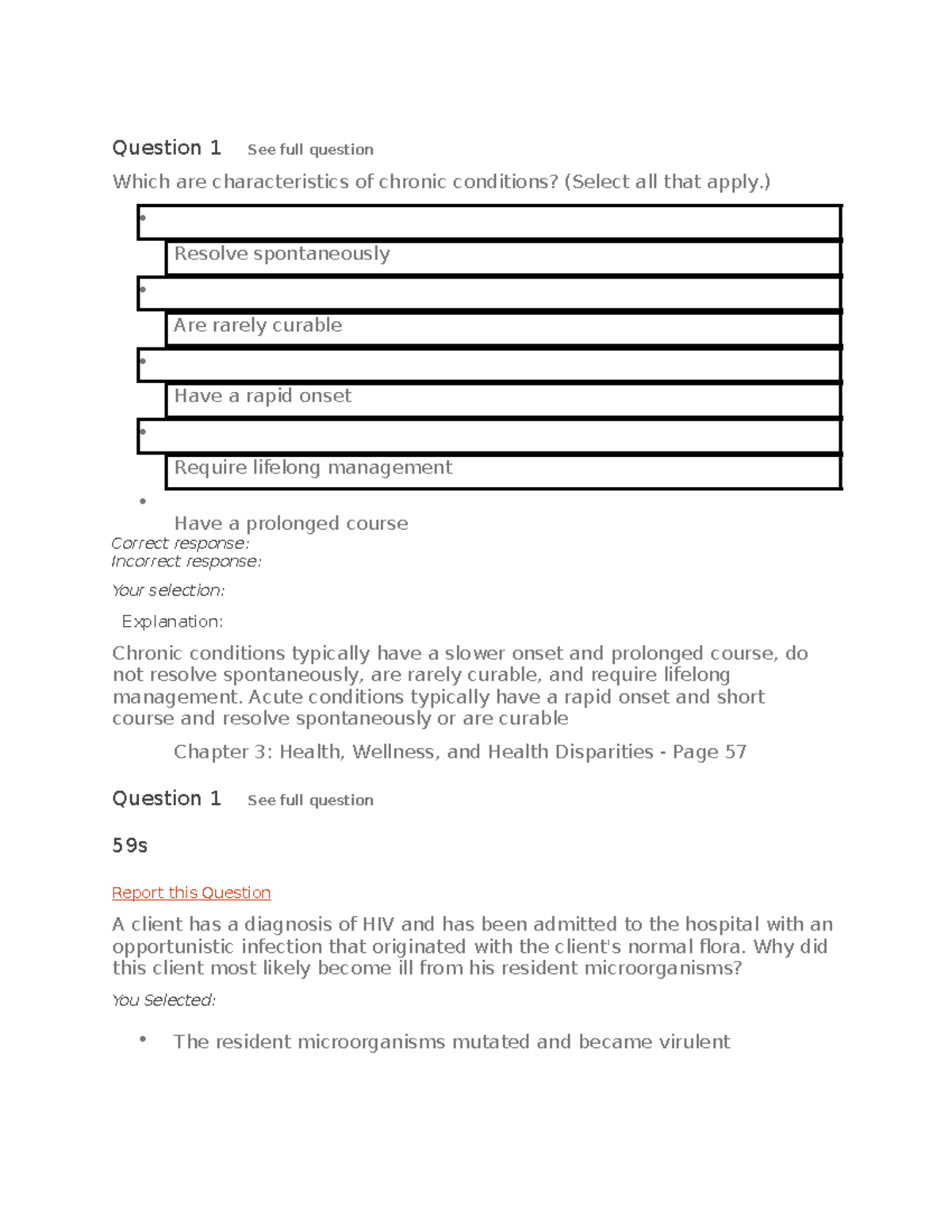Prep u wrong answers - practice questions - Question 1 See full ...
