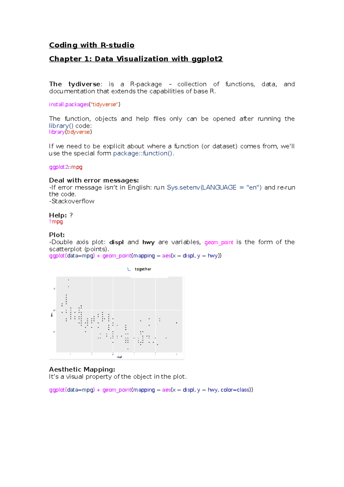 Coding with R Studio for Data science - Coding with R-studio Chapter 1 ...
