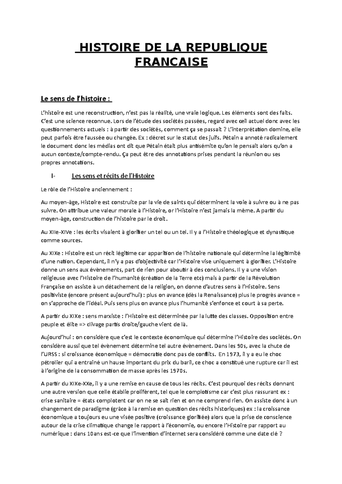 Histoire DE LA Republique Francaise en france sur la france HISTOIRE DE LA REPUBLIQUE