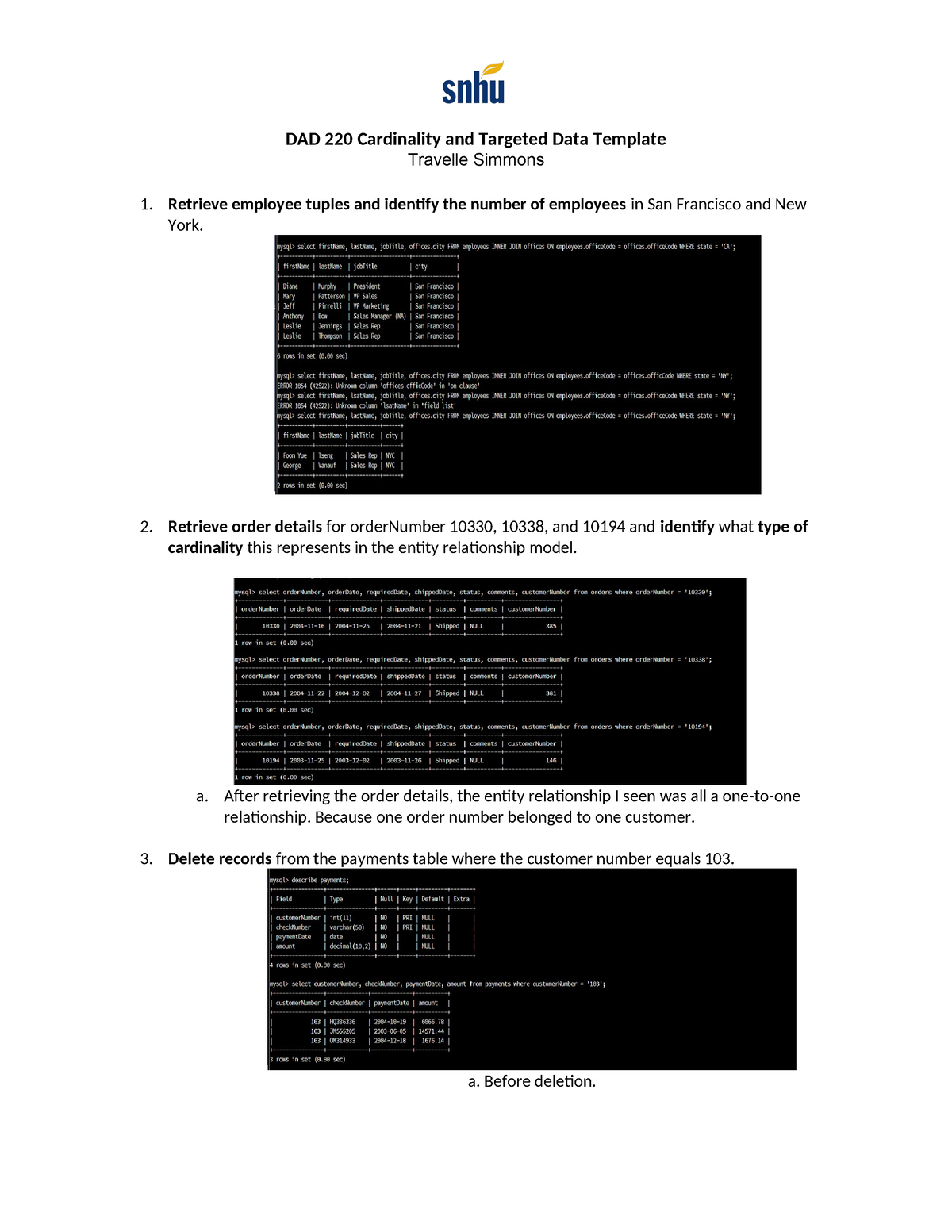 Dad Cardinality And Targeted Data Travelle Simmons Dad Cardinality And Targeted Data