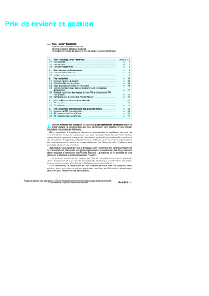 A5092 - gestion d'entreprise - Toute reproduction sans autorisation du ...