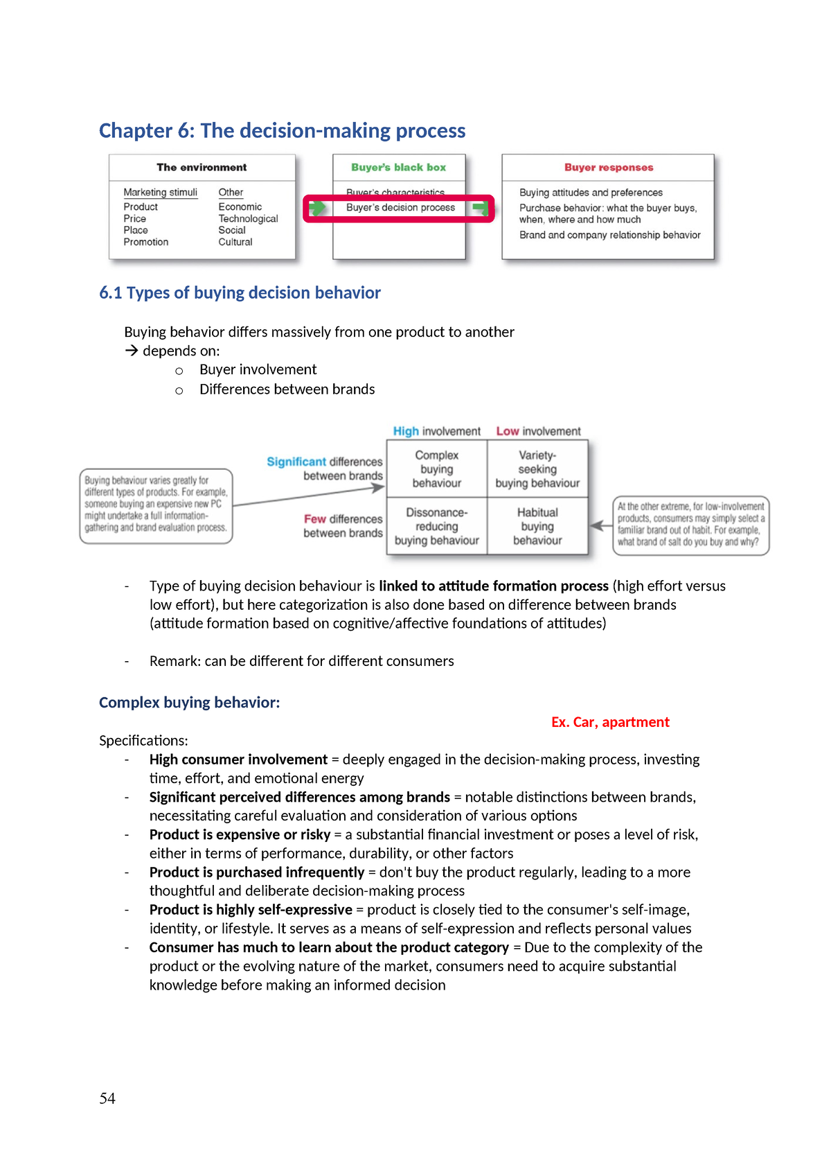 CB Chapter 6 Decision-making - Chapter 6: The Decision-making Process 6 ...