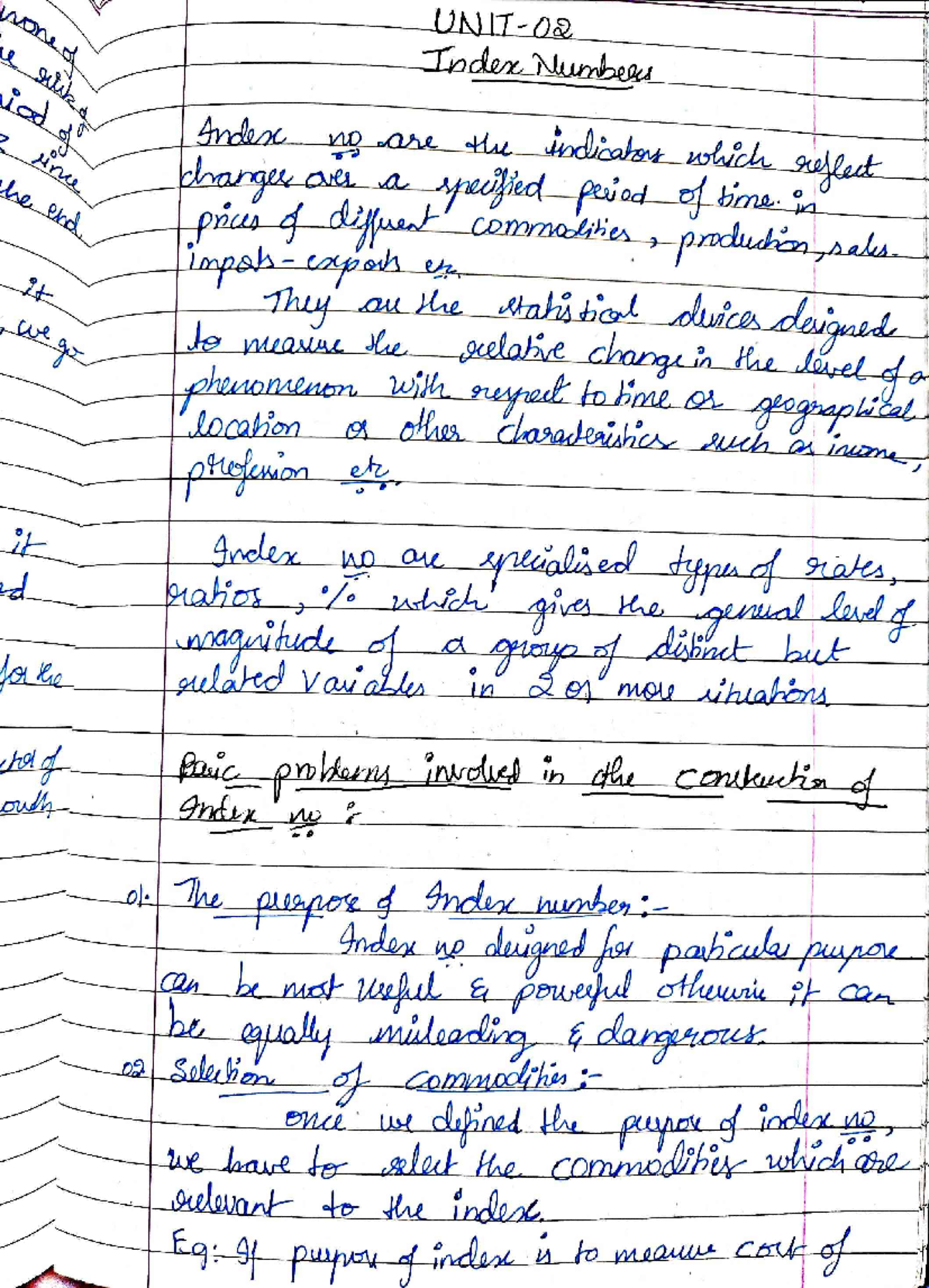 Unit 2 notes - Economics Mathematics Statistics - Studocu