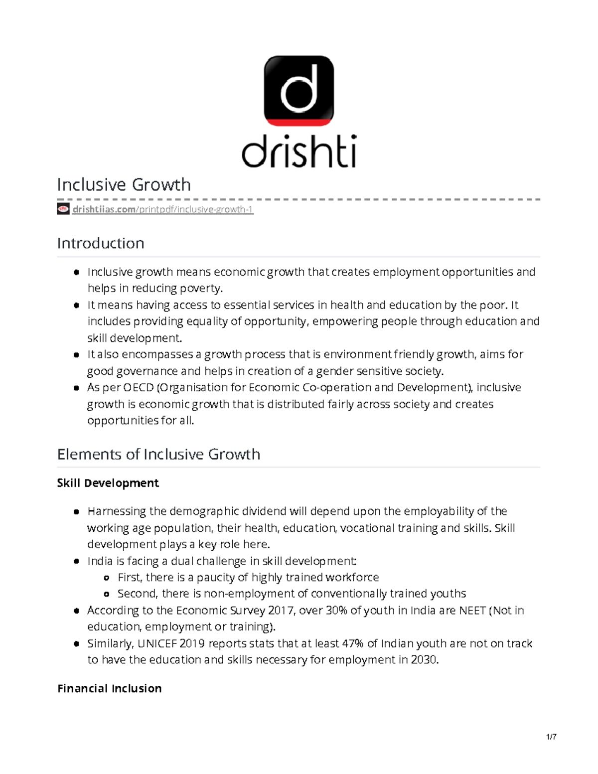 Inclusive-growth-1 - Inclusive growth - Inclusive Growth drishtiias ...