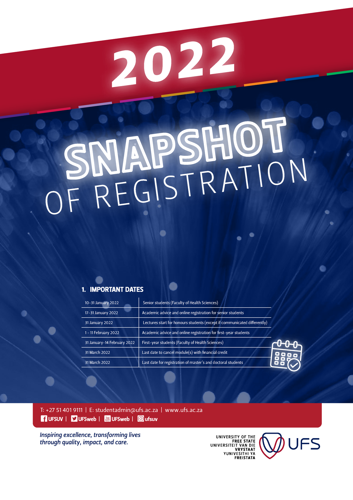 2022UFSSnapshotofRegistrationGuide P2 SNAPSHOT OF REGISTRATION