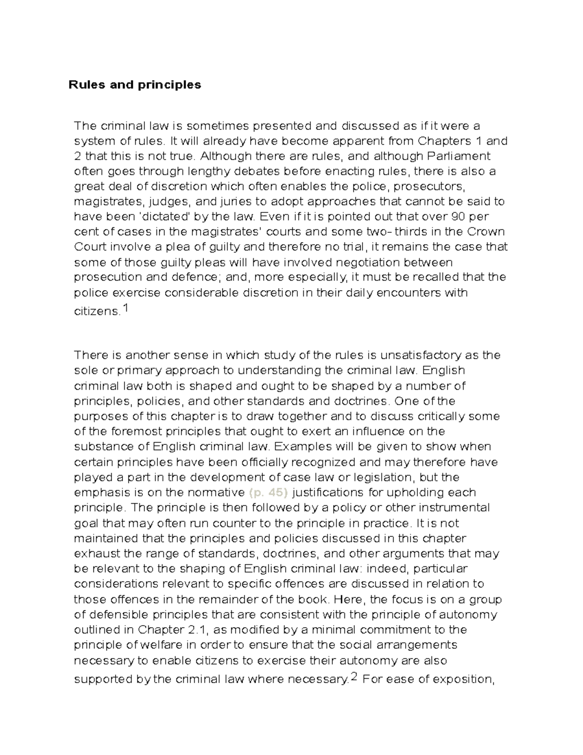 Rules and principles - It will already have become apparent from ...
