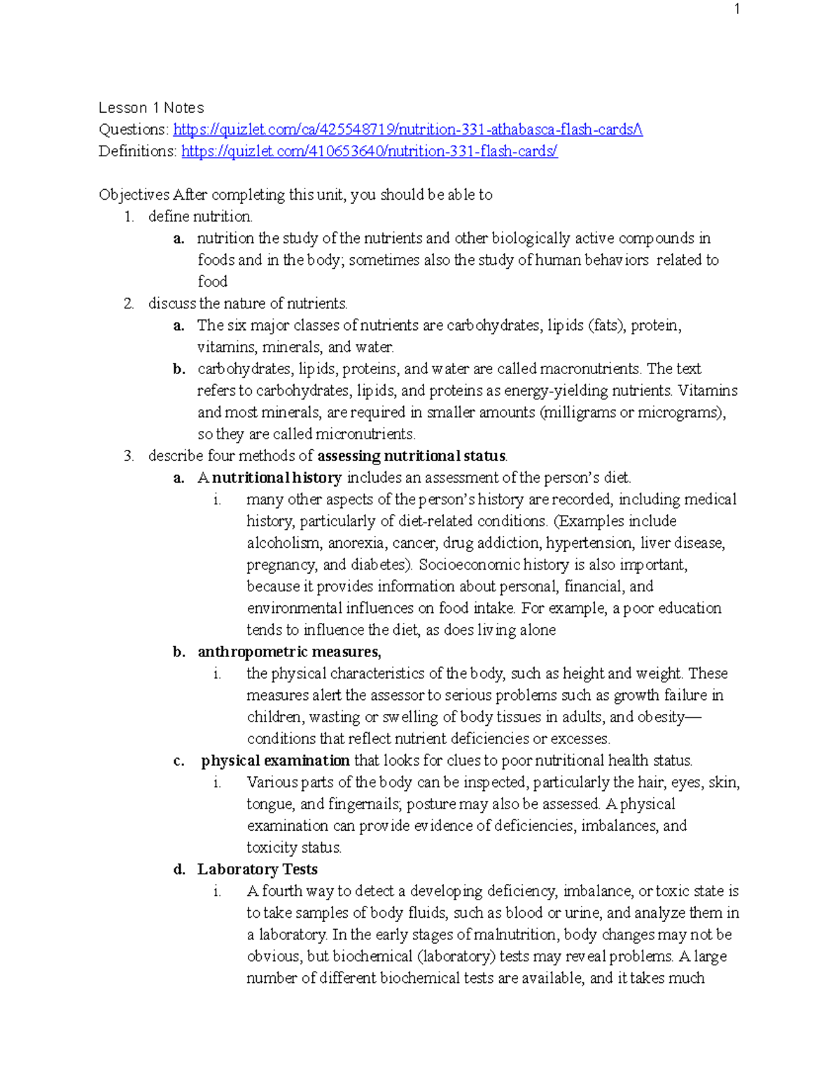 Study guide mid term - Lesson 1 Notes Questions: - Studocu