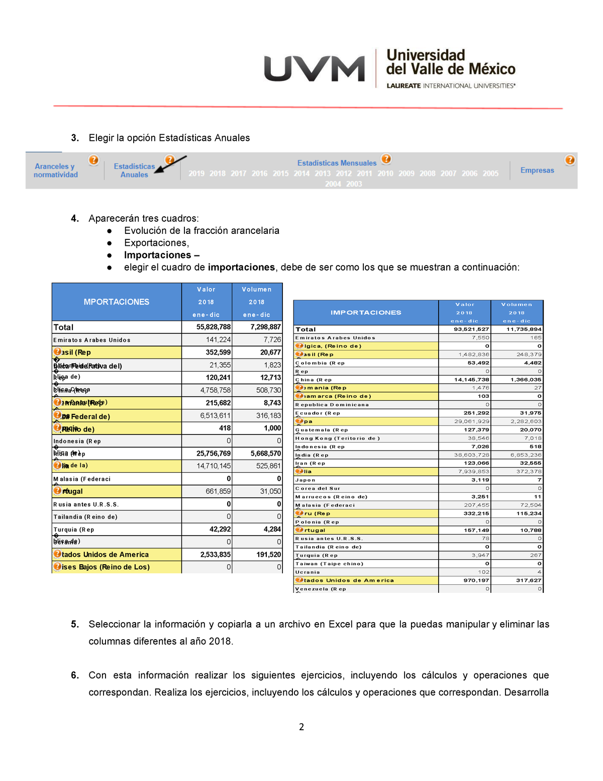 Etapa 1 Probabilidad Ing - 3. Elegir La Opción Estadísticas Anuales 4 ...