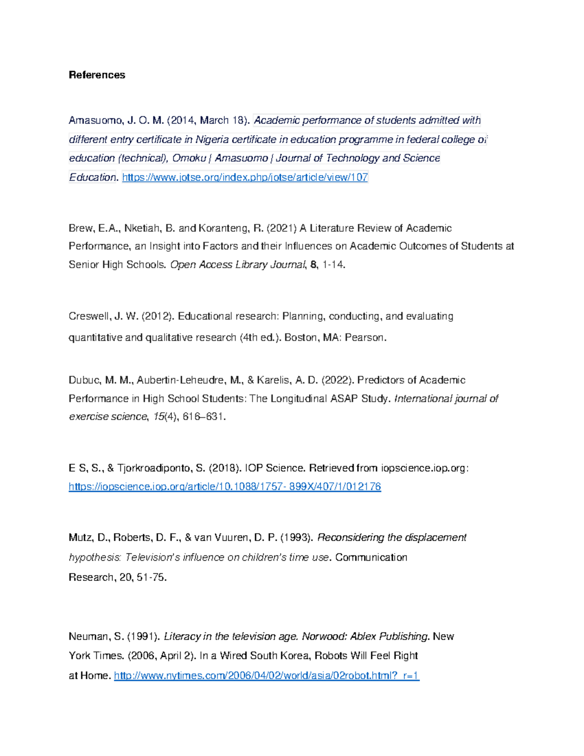 References - research - References Amasuomo, J. O. M. (2014, March 18 ...