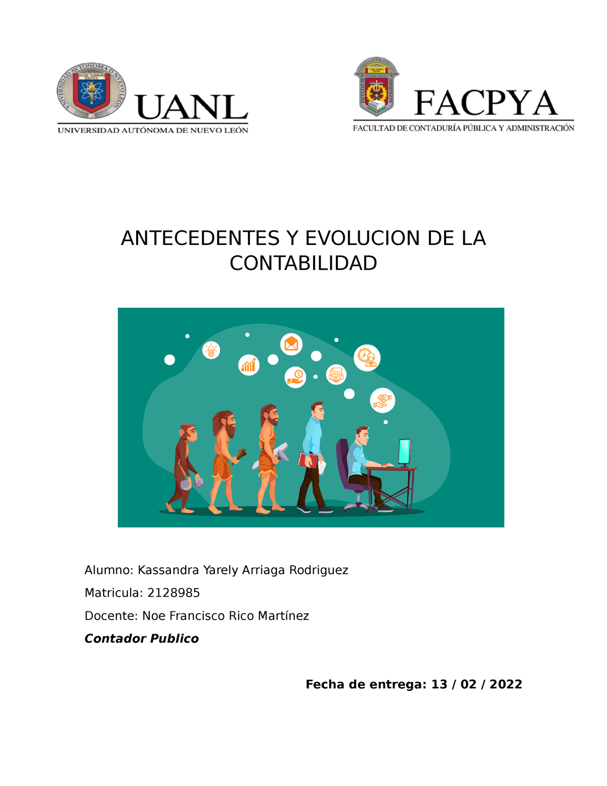 Antecedentes Y Evolucion DE LA Contabilidad - ANTECEDENTES Y EVOLUCION ...