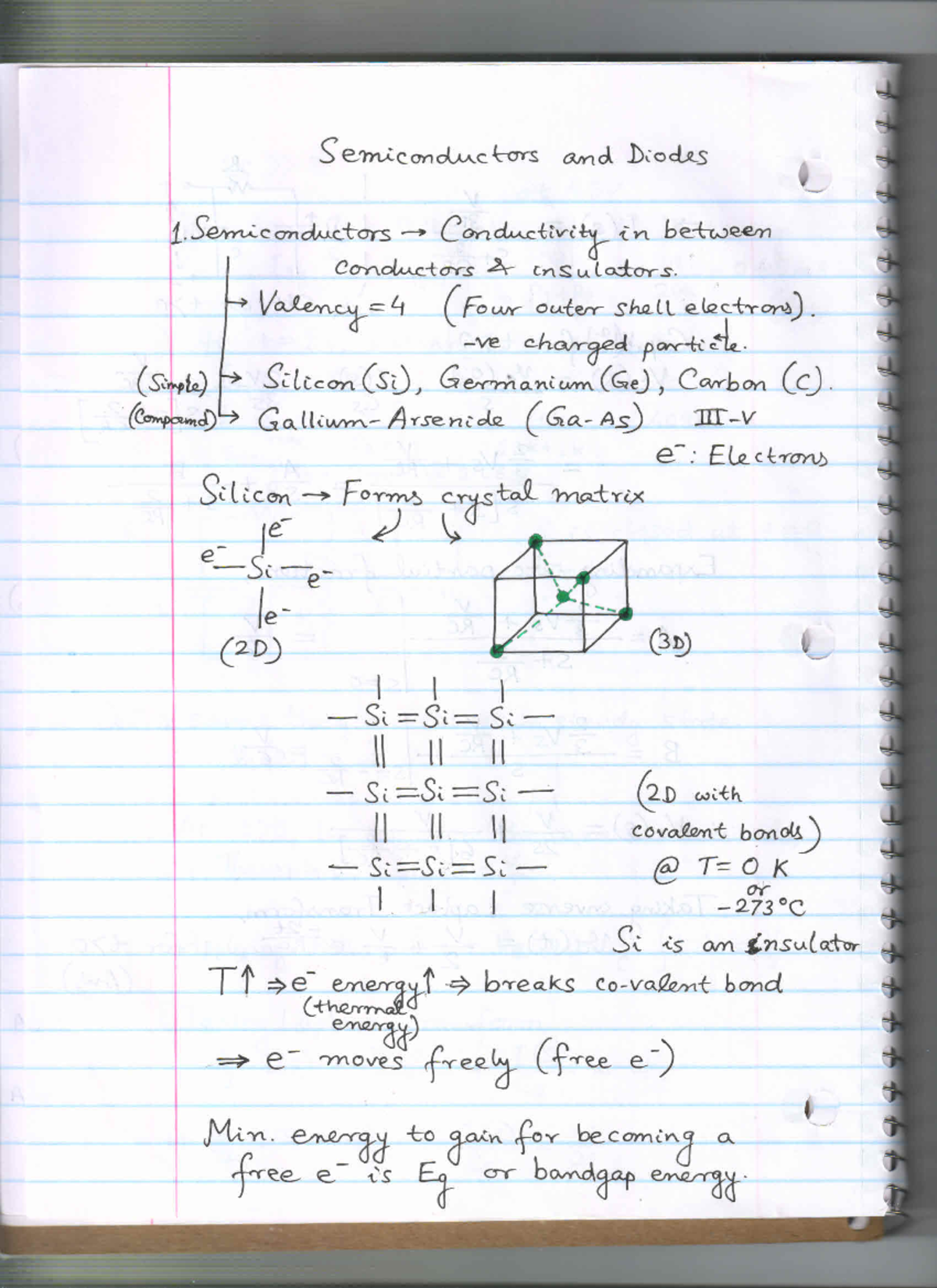 Basic EC W2 Semiconductors - Basic Electronics - Studocu