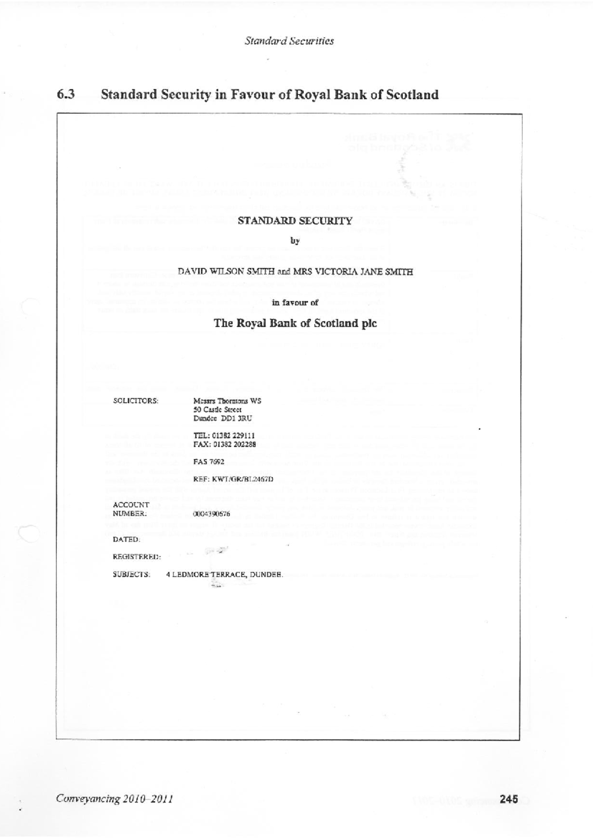 Week 9 - Standard Security - PGPH11095 - Studocu