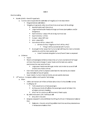 Biodiversity - Notes on the first part of unit 1 - Biodiversity WWF ...