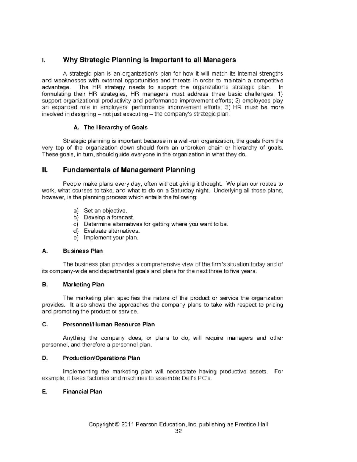 Chapter 3 - Lecture Notes 2 - Copyright © 2011 Pearson Education, Inc ...