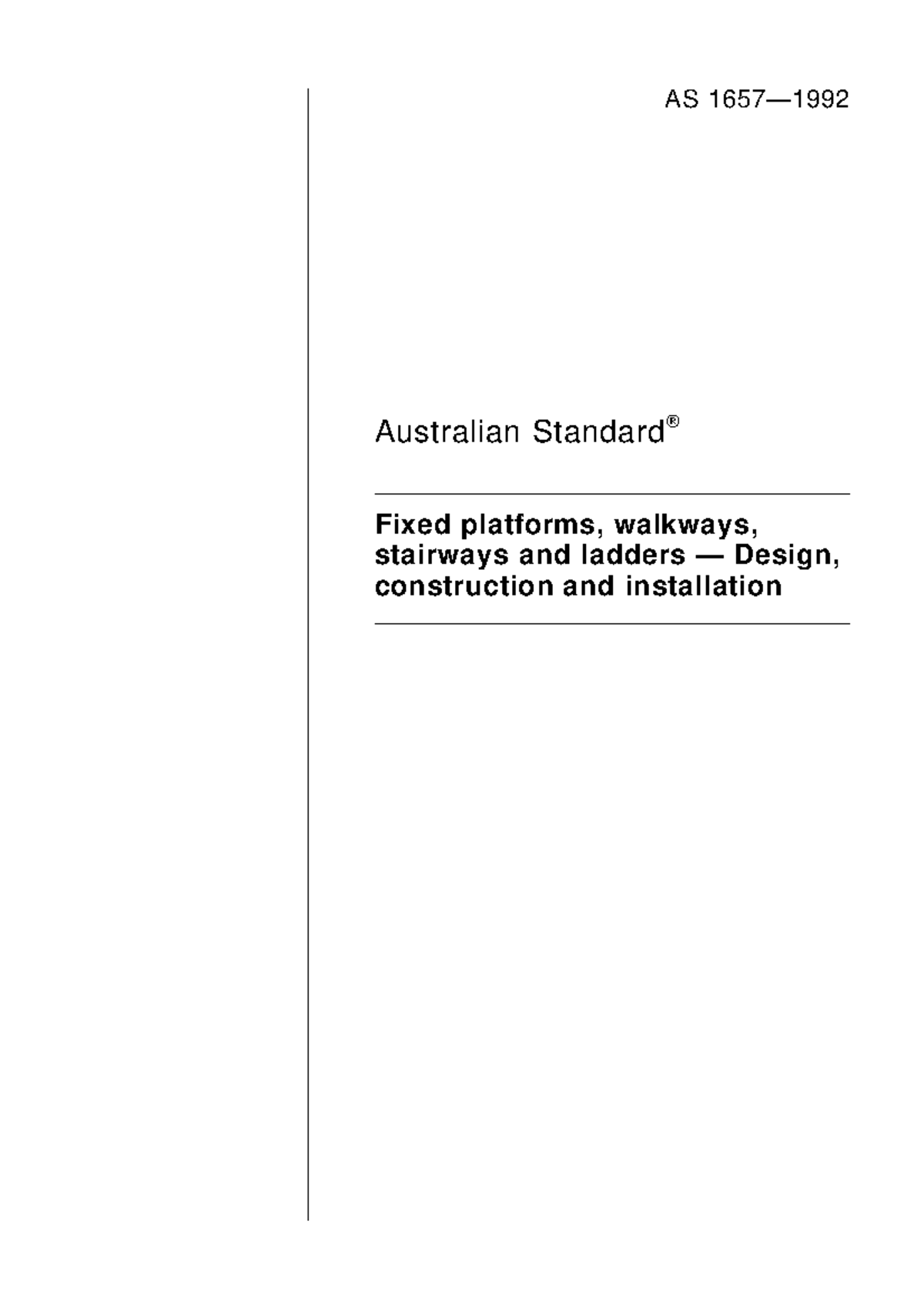 AS 16571992 Australian Standards Current and free, save 170400