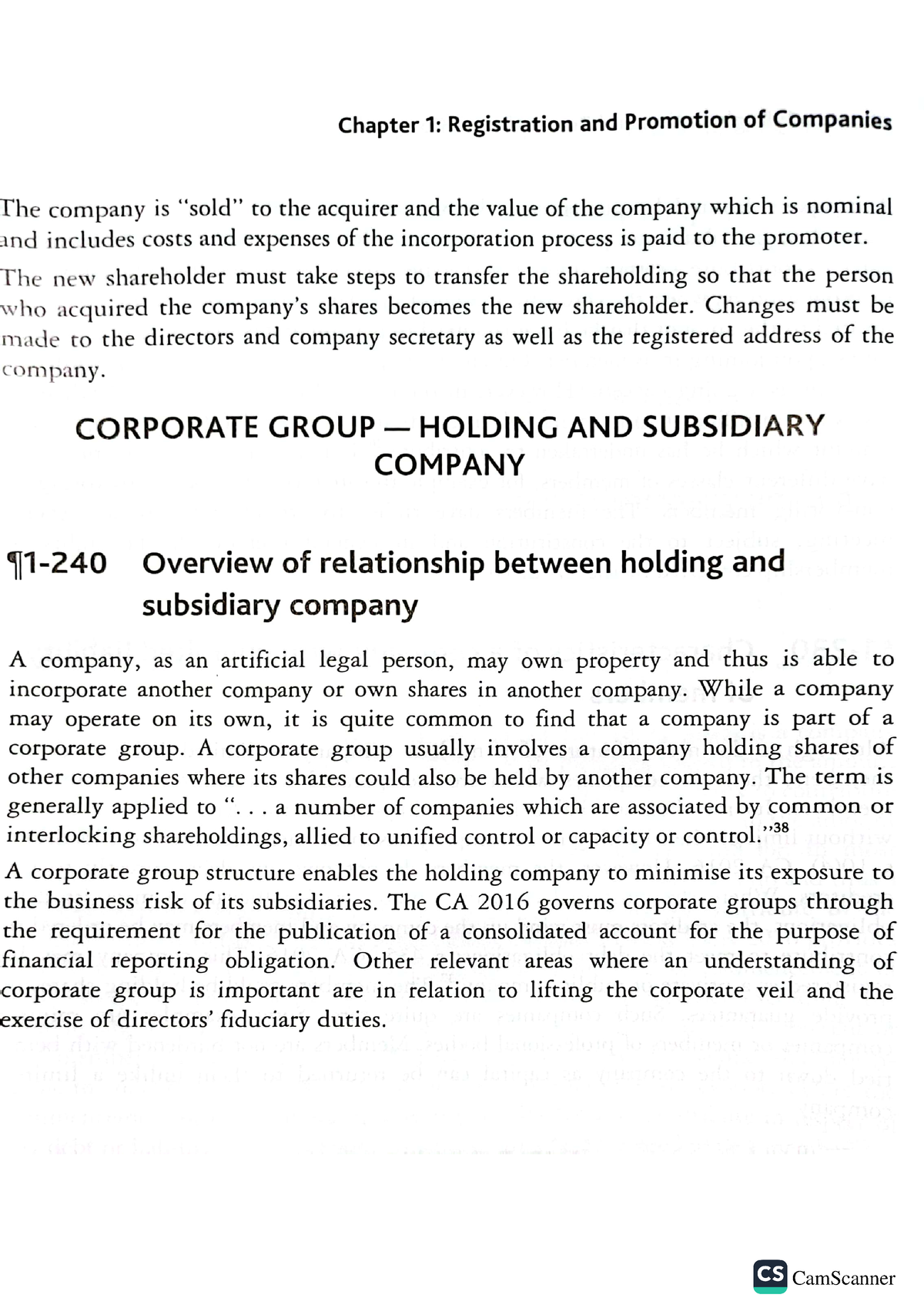 Topic 3 Company Law By Ms L. It Is A Compilation Only :) - Company Law ...