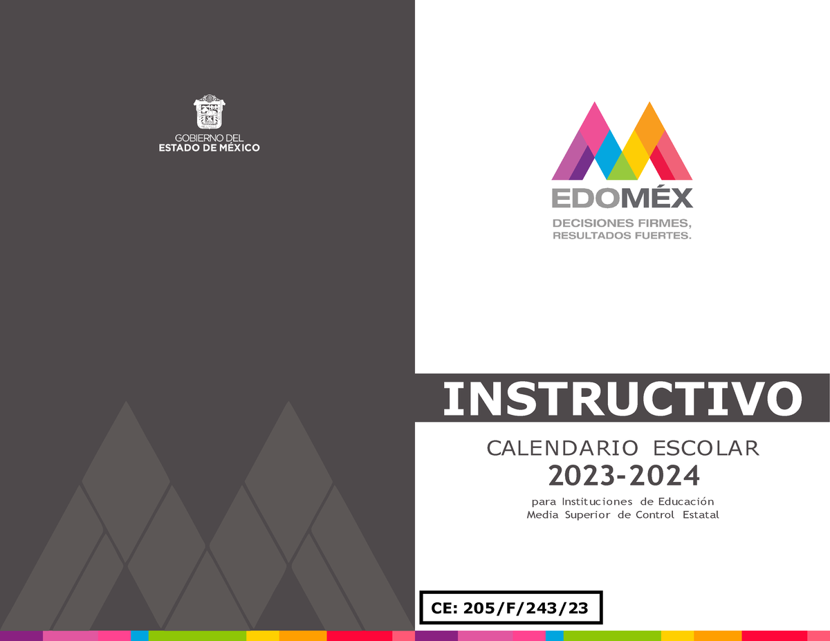 12.3 Instructivo Electrónico 2023 2024 - INSTRUCTIVO CALENDARIO ESCOLAR ...