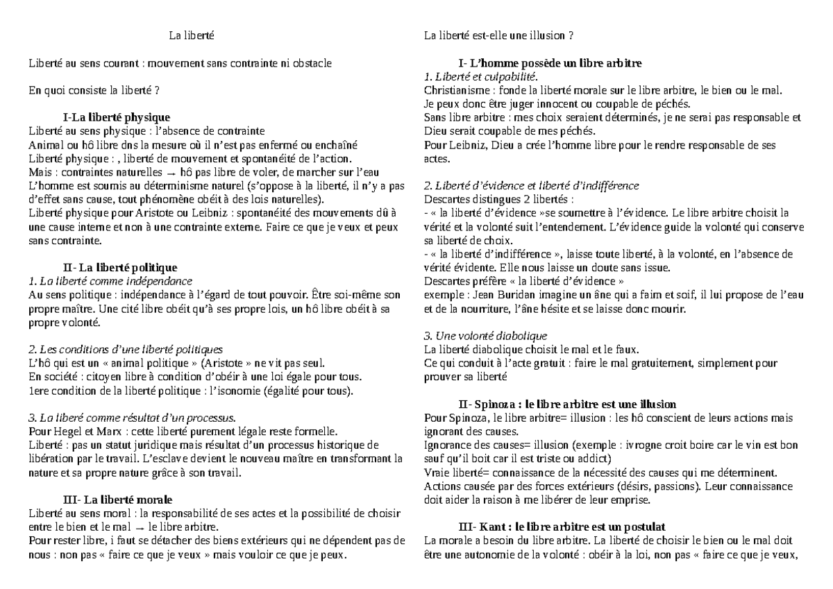 Obstacle À La Liberté Exemple _ Guide pour rédiger un texte ...
