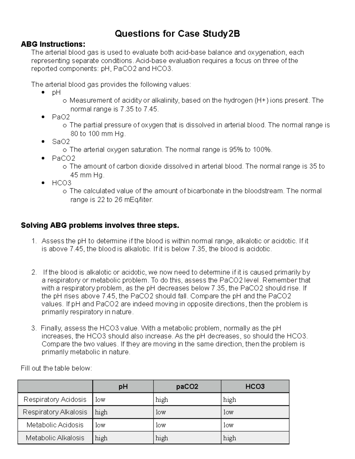 BIO212 Questions for Case Study 2B a done - Questions for Case Study2B ...