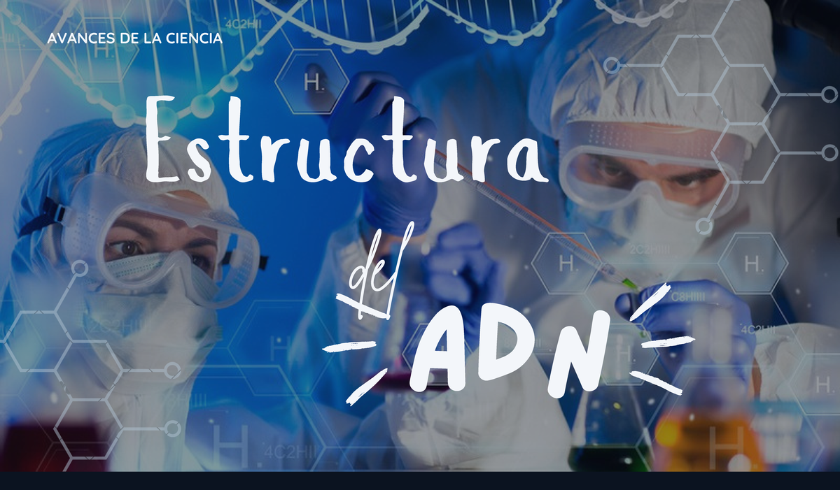 Science Project - ciencia - ADN AVANCES DE LA CIENCIA Estructura del ...