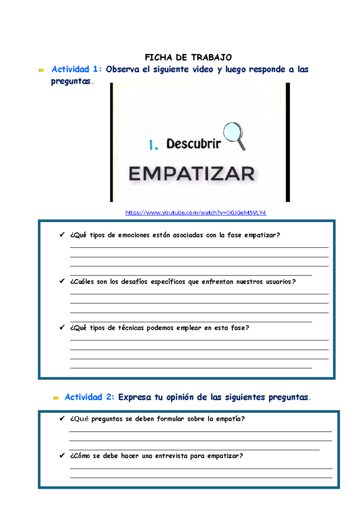 Ficha EPT - ejemplo - FICHA DE TRABAJO Actividad 1: Observa el ...