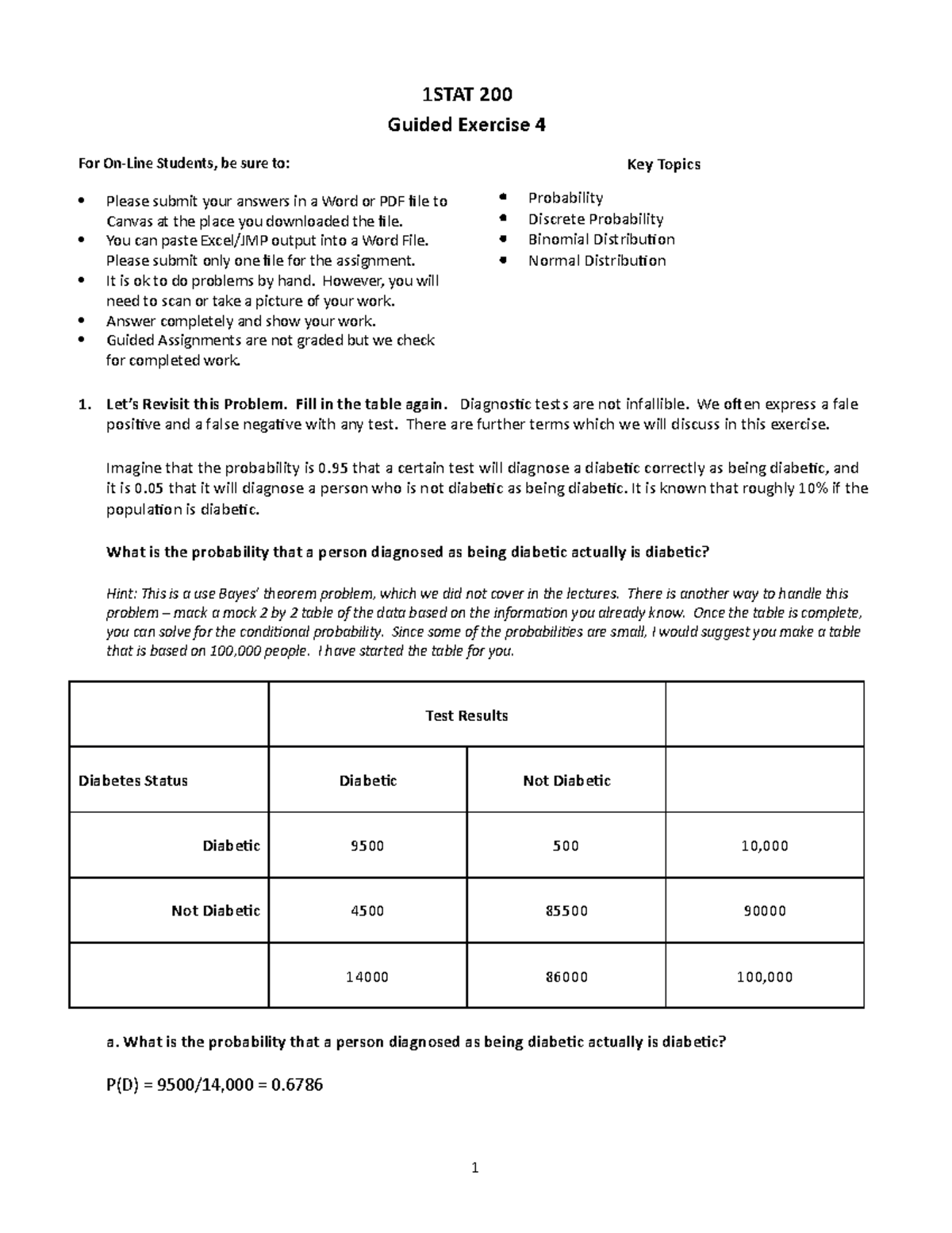 STAT 200 2020 GE4 - Practice exercises for variables, Standard ...