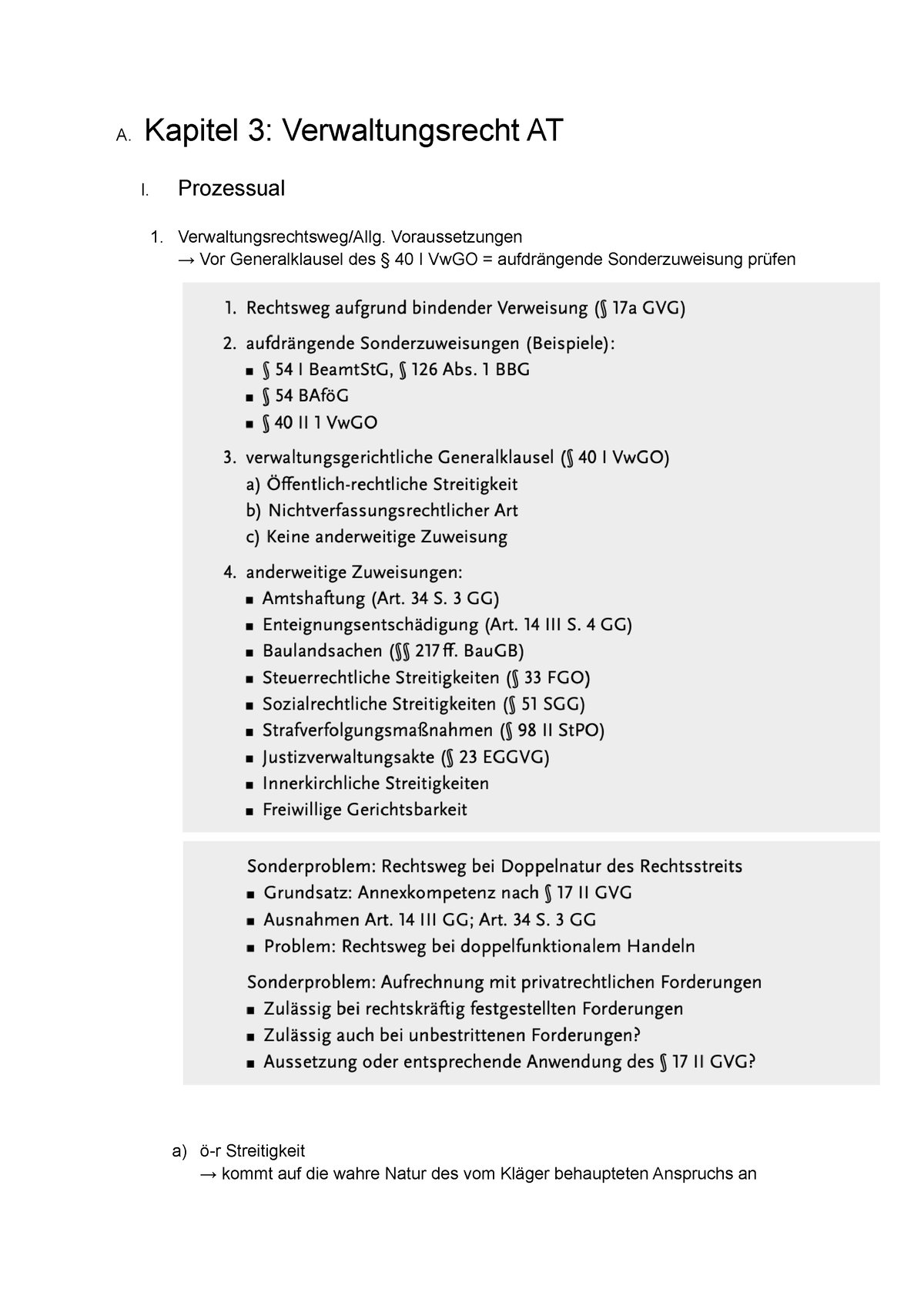 Verwaltungsrecht AT Zusammenfassung - A. Kapitel 3: Verwaltungsrecht AT ...