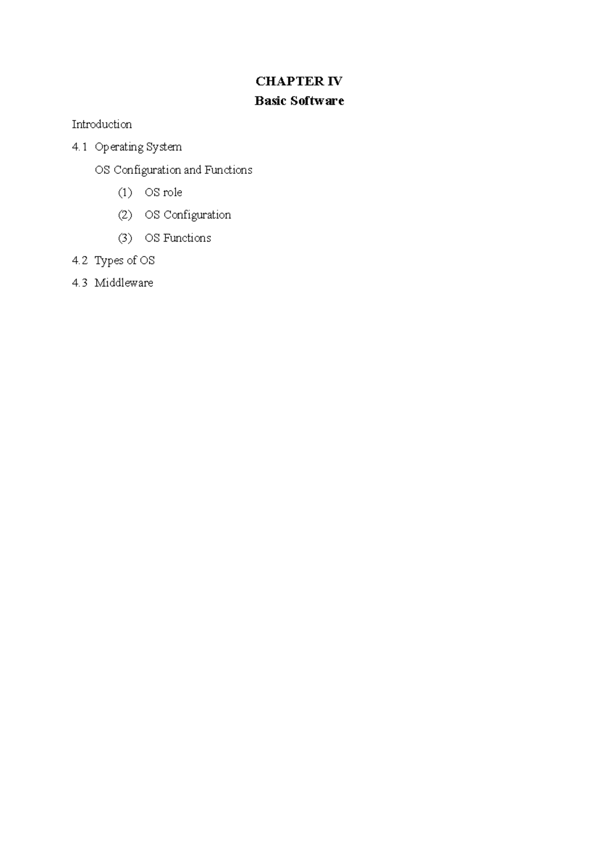ICS(chap 4) - Introduction to Computer System - CHAPTER IV Basic ...