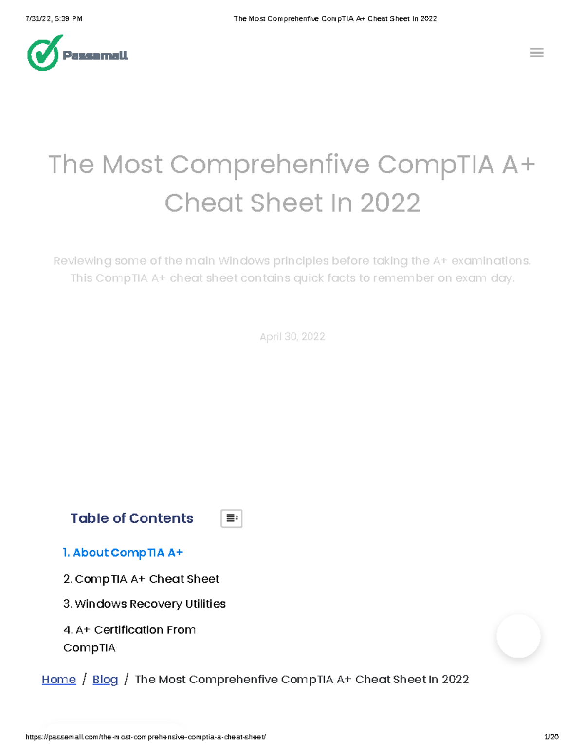 the-most-comprehenfive-comp-tia-a-cheat-sheet-in-2022-this-comptia